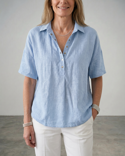 Cherelle | Collar Button Blouse