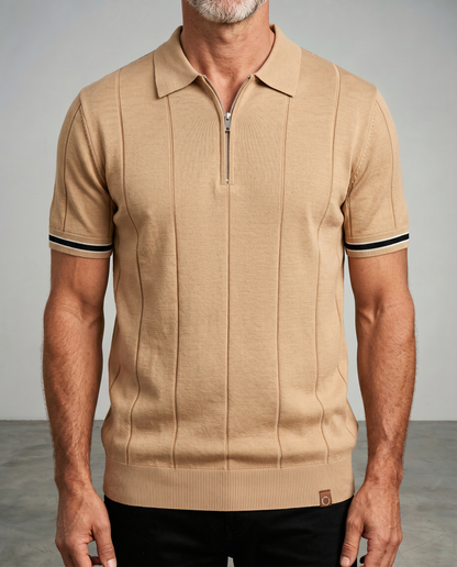 Gally | Knitted Zip Polo