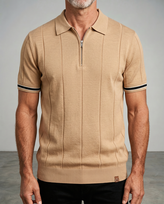Gally | Knitted Zip Polo