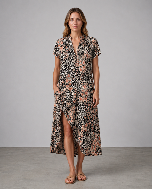 Mercer | Lightweight Floral Midi Dress