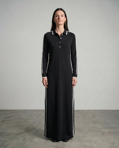 Avoria | Collared Button Maxi Dress