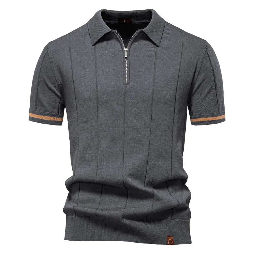 Gally | Knitted Zip Polo