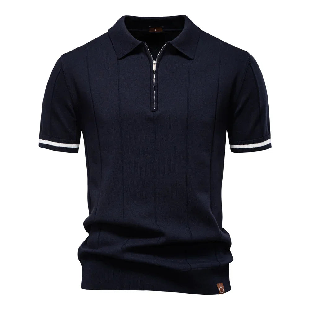 Gally | Knitted Zip Polo