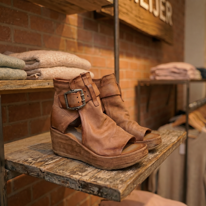 Valenne | Bohemian Wedge Sandals