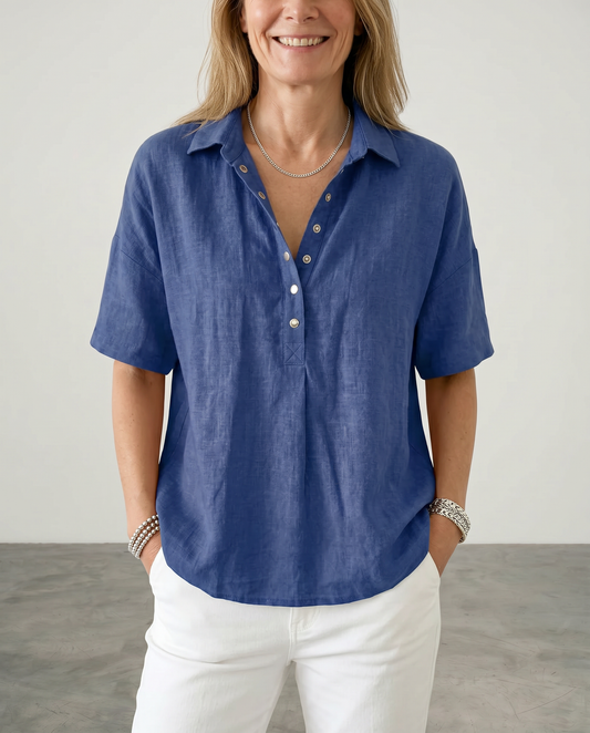 Cherelle | Collar Button Blouse