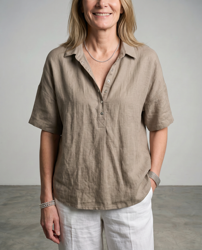 Cherelle | Collar Button Blouse