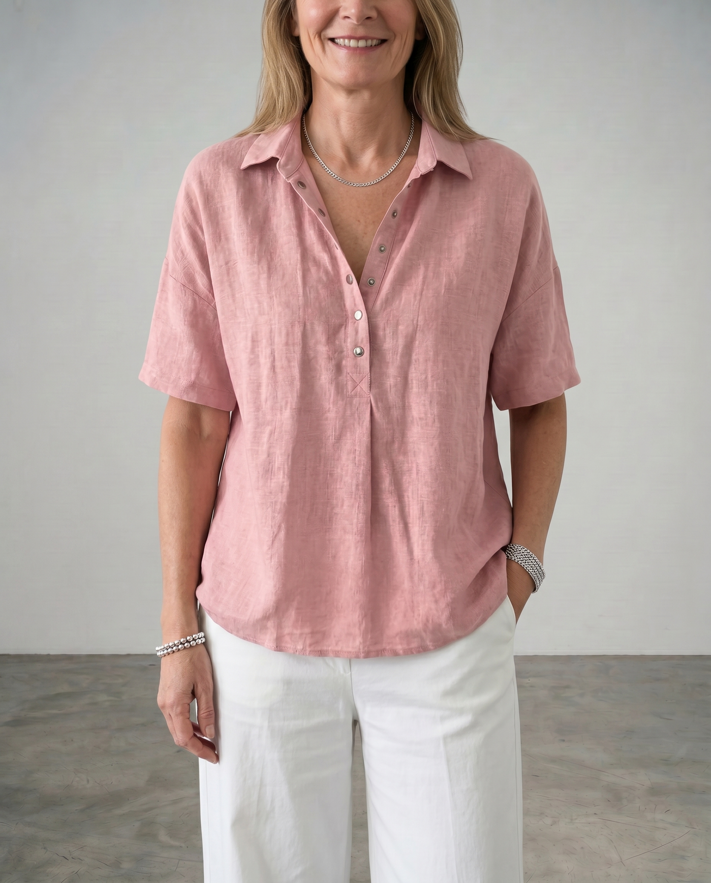 Cherelle | Collar Button Blouse
