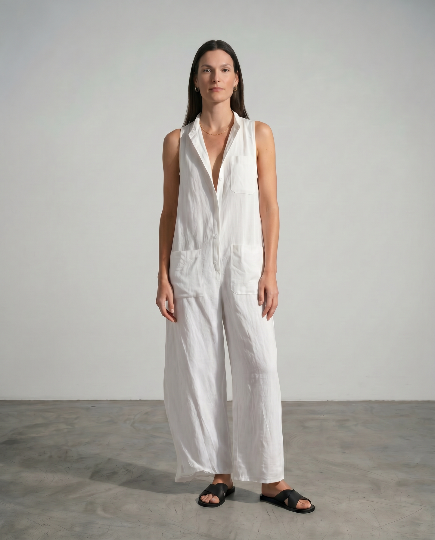 Nela | Relaxed Wide-Leg Jumpsuit
