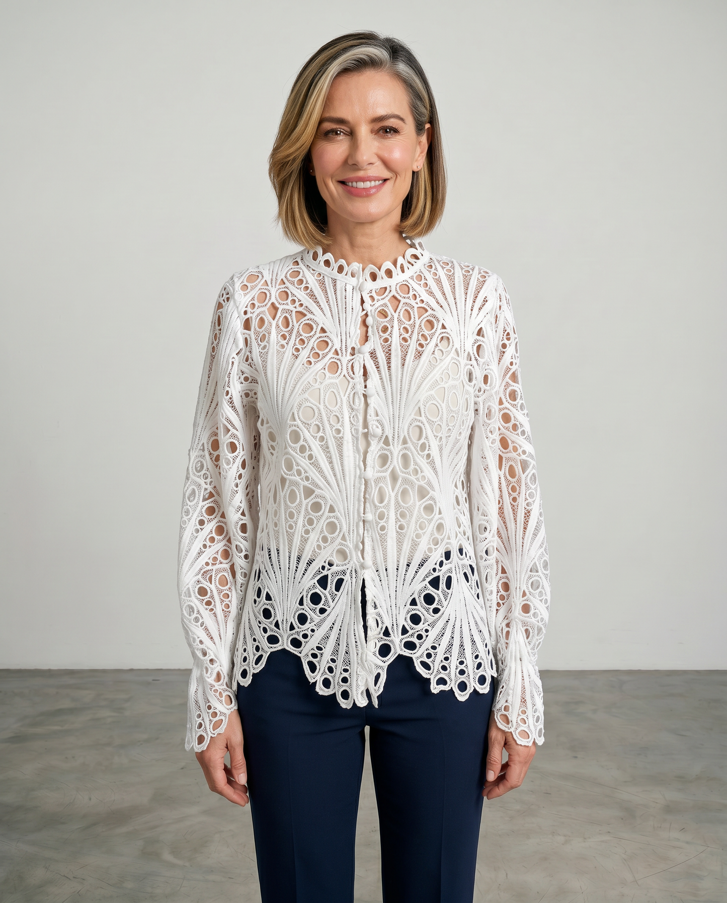 Marceys | Lace Blouse