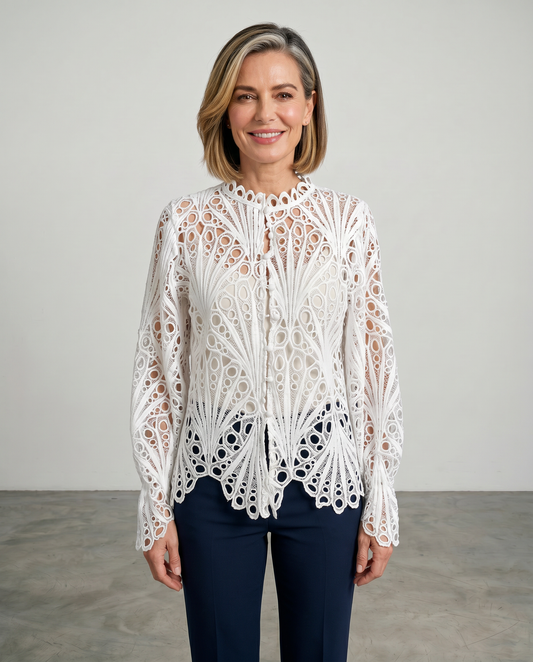 Marceys | Lace Blouse