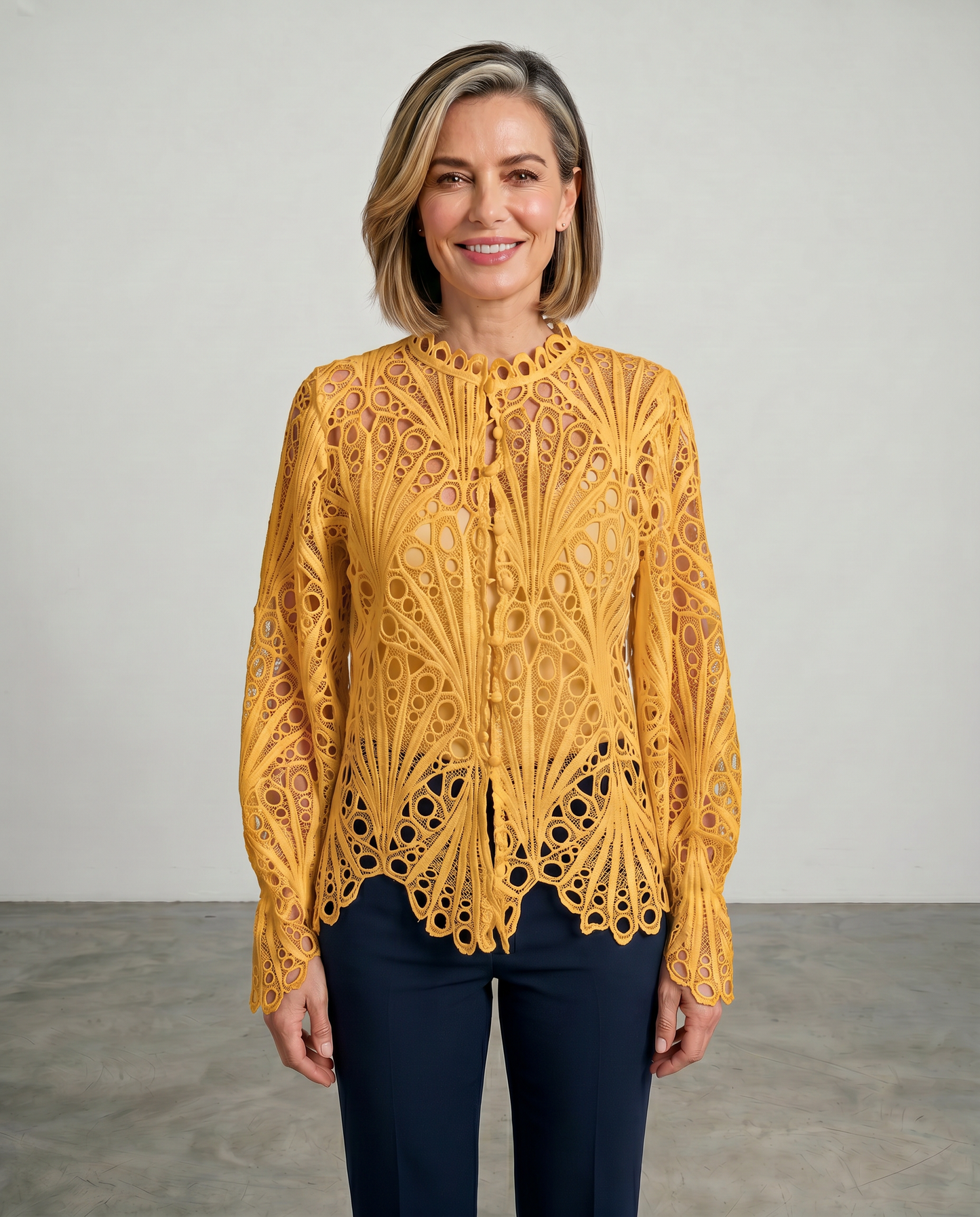 Marceys | Lace Blouse