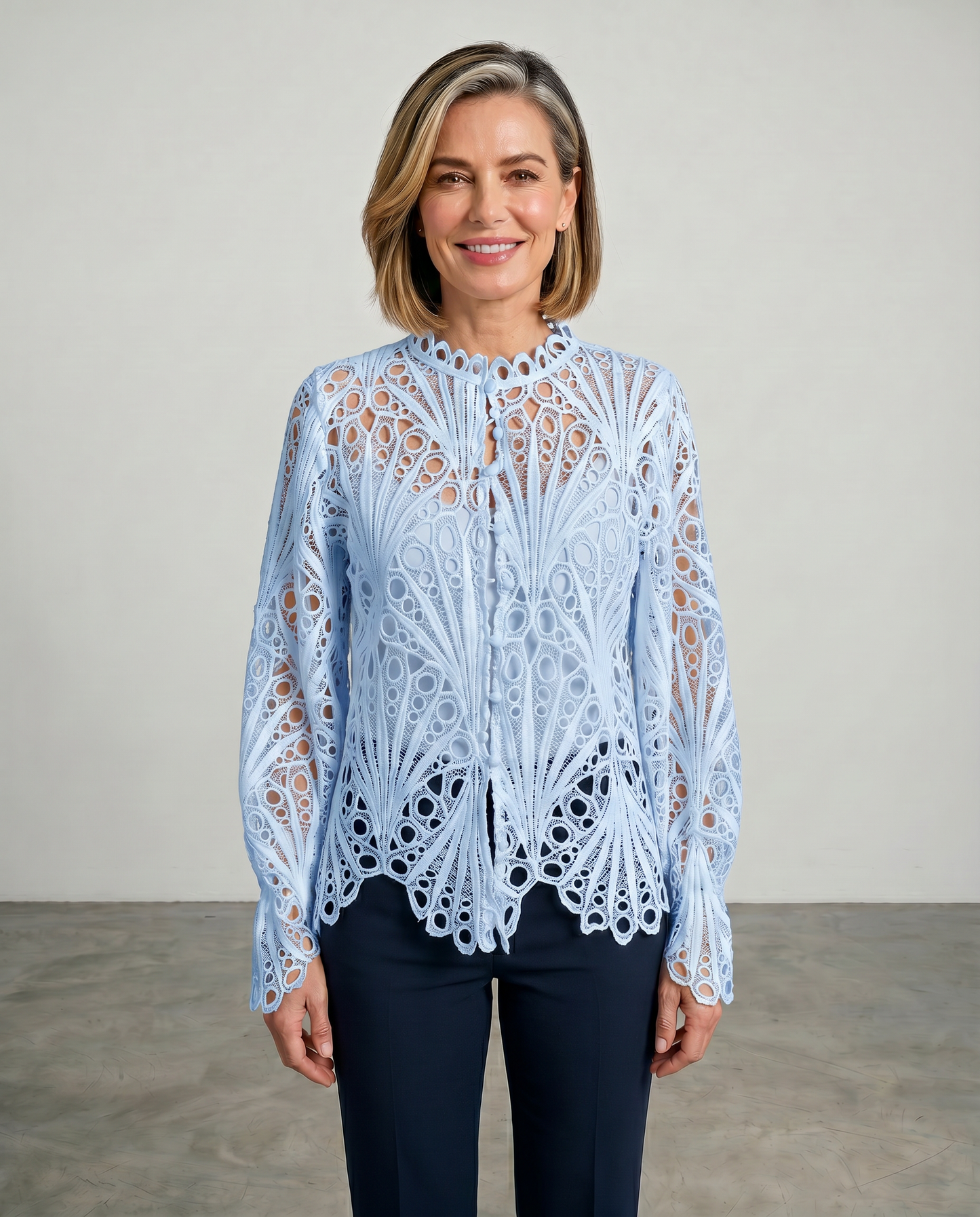 Marceys | Lace Blouse