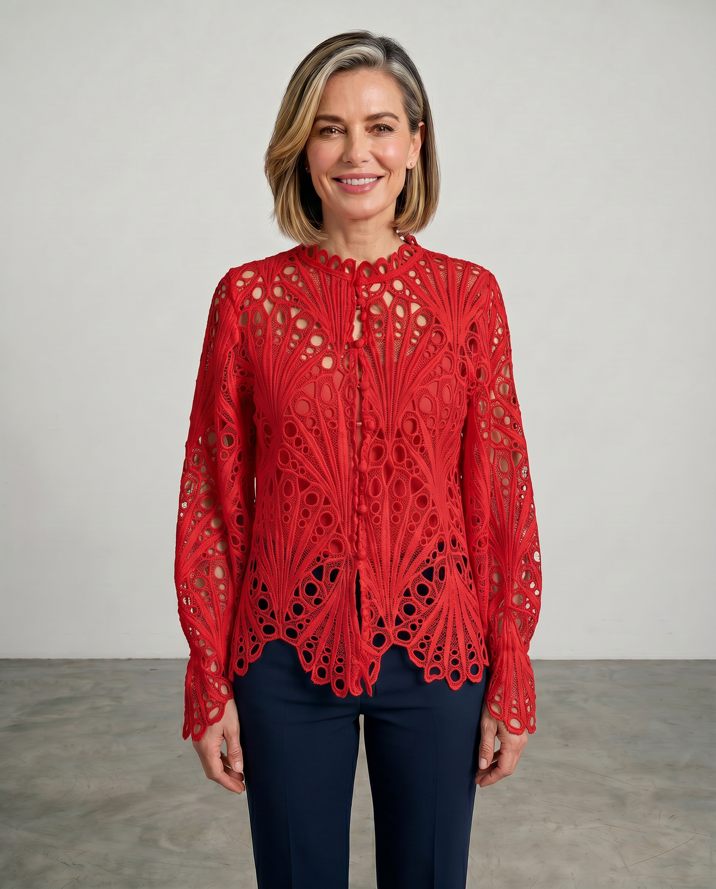 Marceys | Lace Blouse