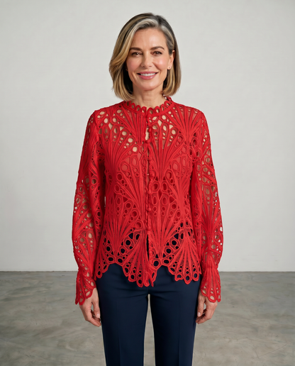 Marceys | Lace Blouse