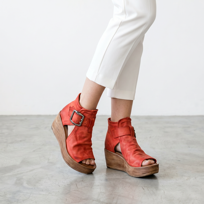 Valenne | Bohemian Wedge Sandals